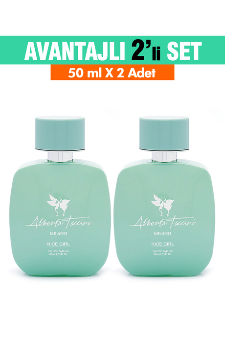 2'Li Set Alberto Taccini Nice Girl Kadın Parfüm 50 ml