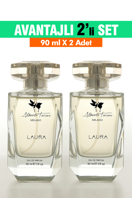 2'Li Set Alberto Taccini Laura Kadın Parfümü - 90 ml